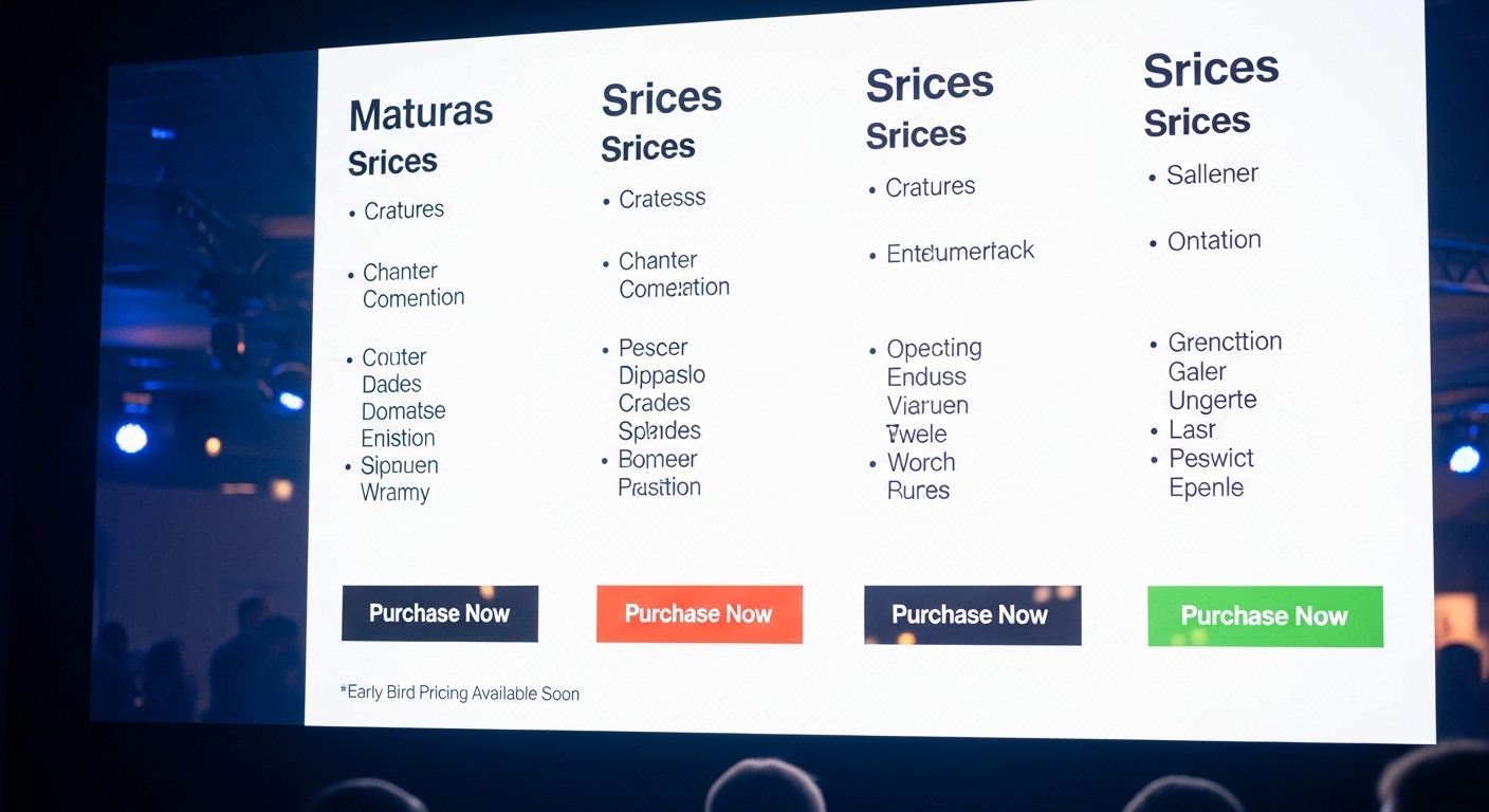 BacktoFrontShow Pricing