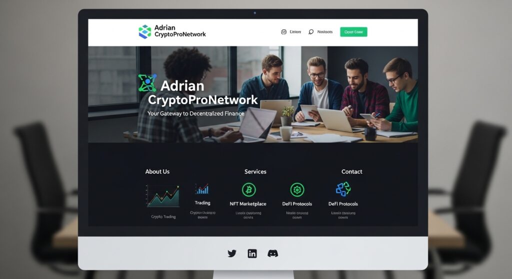 How Adrian CryptoProNetwork Is Presented Online