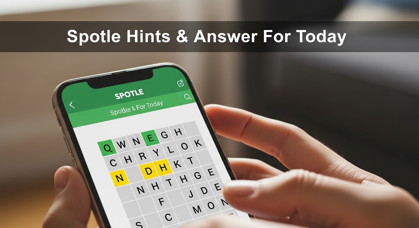 Spotle Hints & Answer For Today