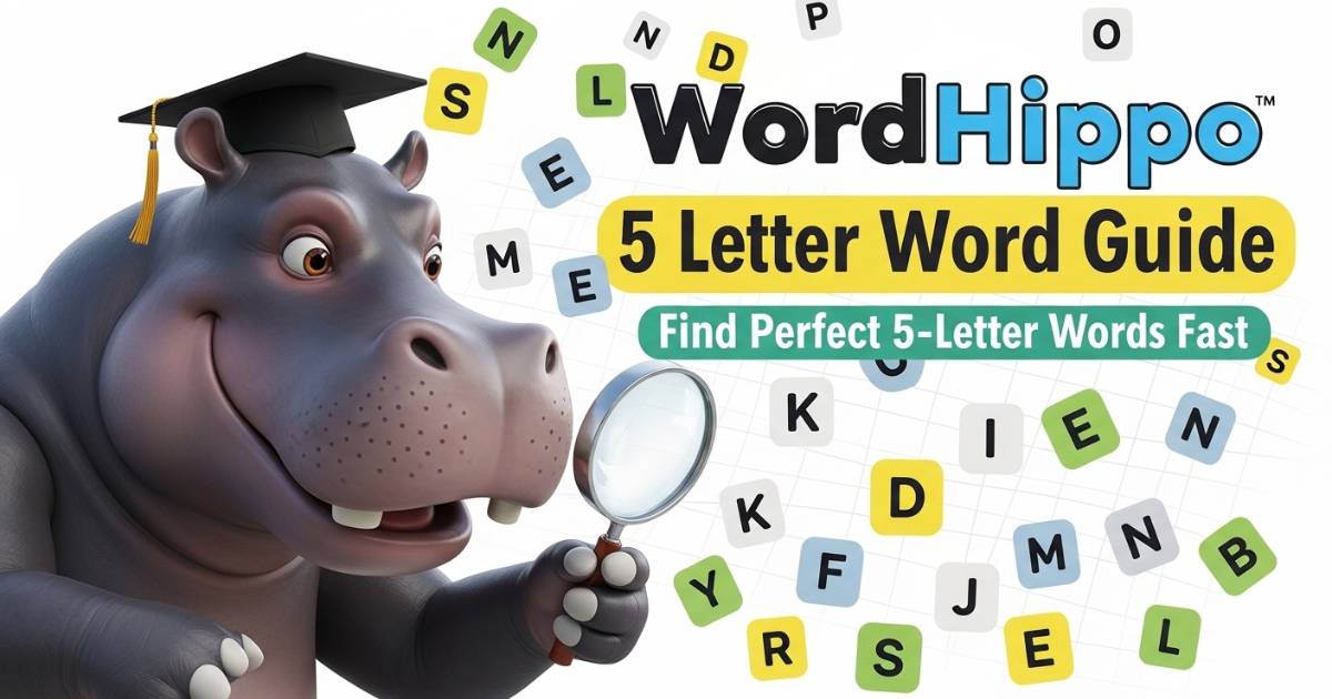 WordHippo 5 Letter Word