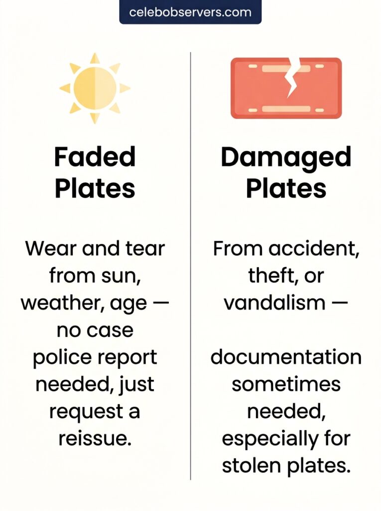 Under the heading Faded vs. Damaged Does It Matter Which One You Have