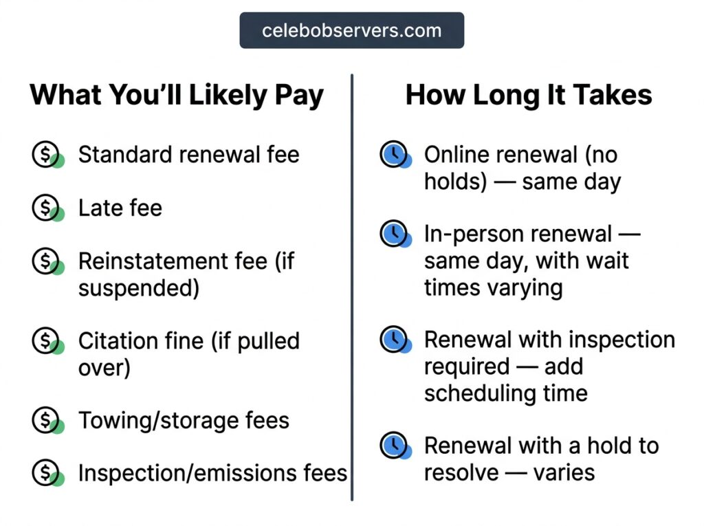 What It Costs and How Long It Takes section, directly below the heading, above the two subsections